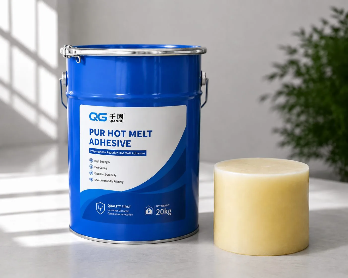 PUR hot melt adhesive material product sample